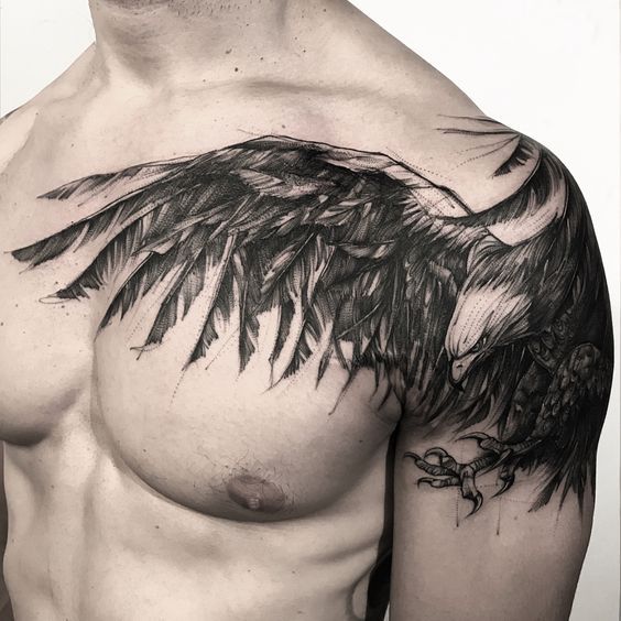 eagle tattoo ideas for guys
