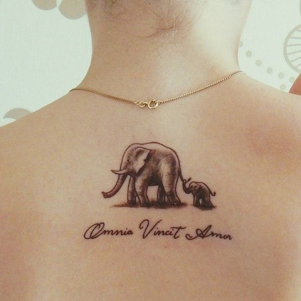 elephant tattoo on foot meaning
