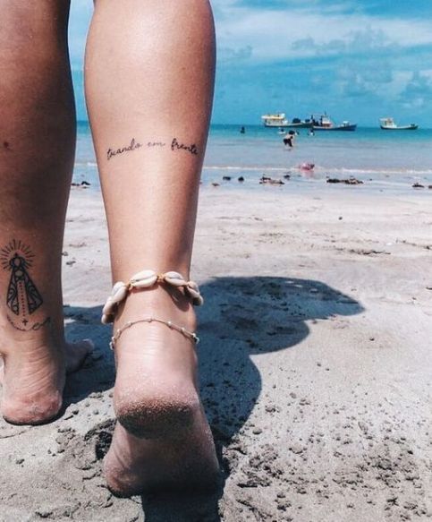 small tattoo designs for womens legs