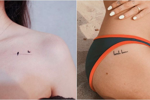 bum tattoo ideas for females small