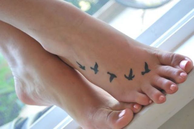 cute foot tattoo ideas