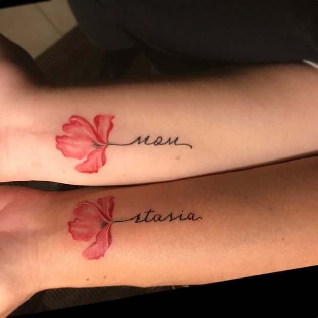 meaningful mother daughter tattoo ideas