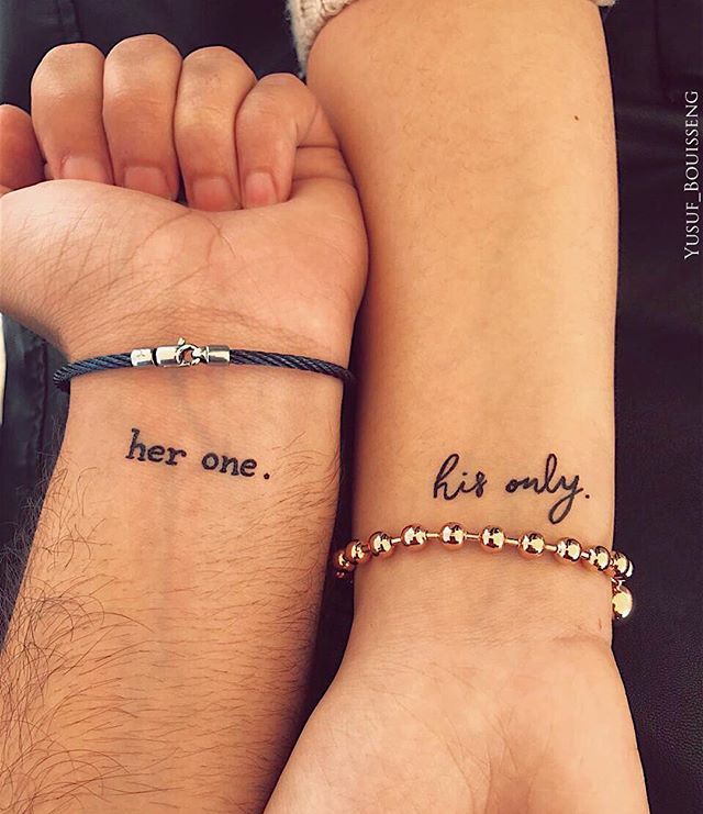 girlfriend and boyfriend tattoos ideas