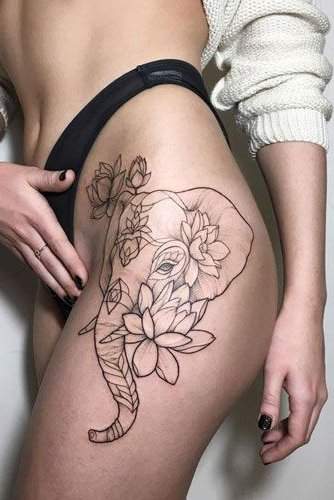 thigh tattoo ideas