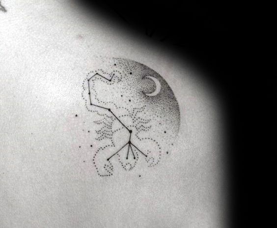 scorpio constellation tattoo ideas