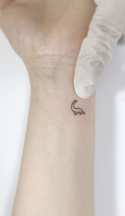 small dinosaur tattoo ideas