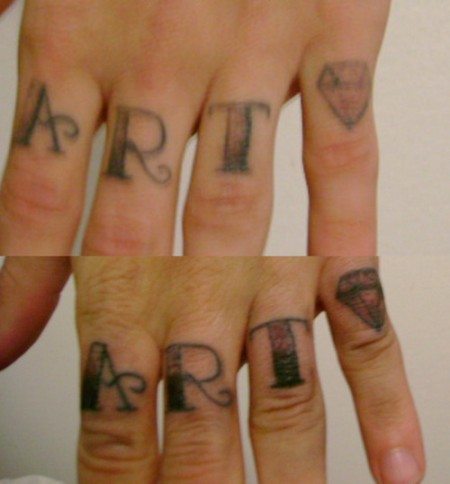 finger tattoo healing weird