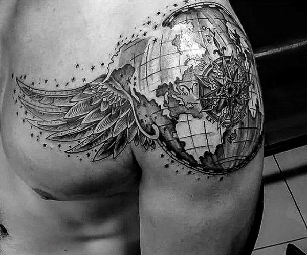 globe tattoo ideas