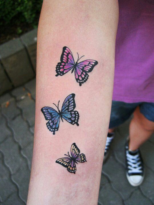 butterfly tattoo designs on arm