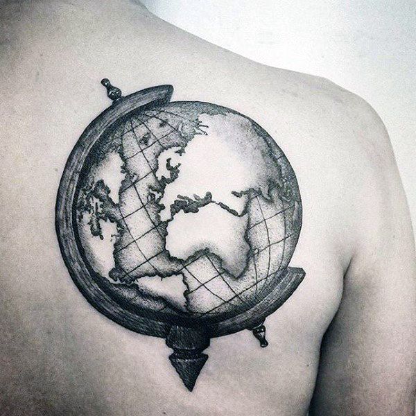 globe tattoo ideas