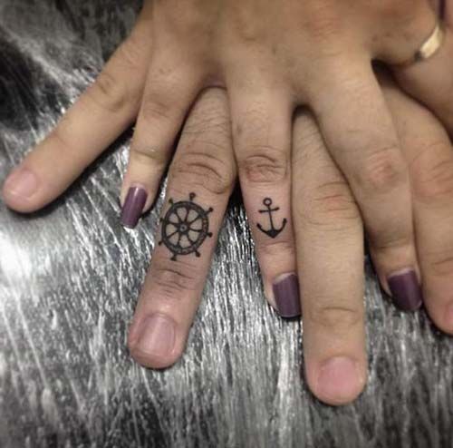 finger tattoos for couples tumblr