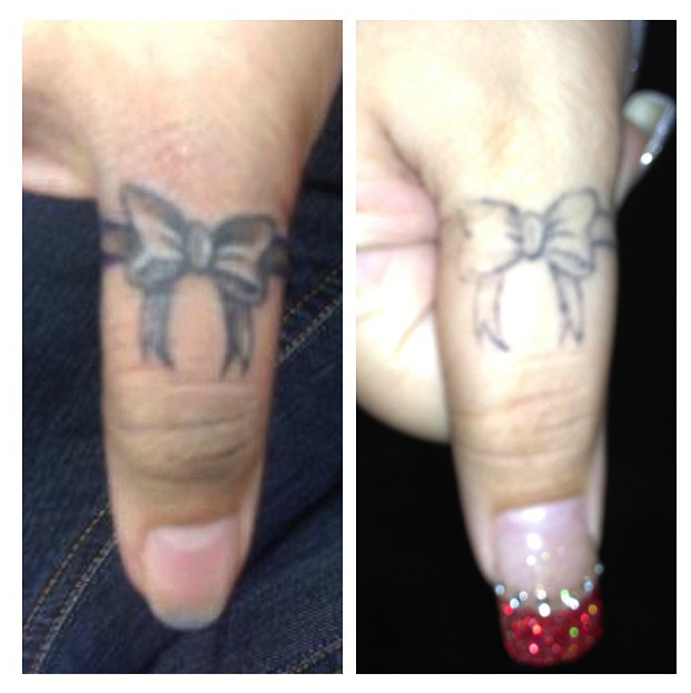 lion finger tattoo healed