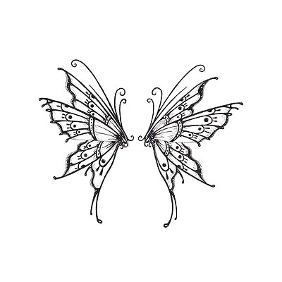 butterfly tattoo designs lower back