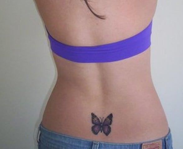 butterfly tattoo designs lower back