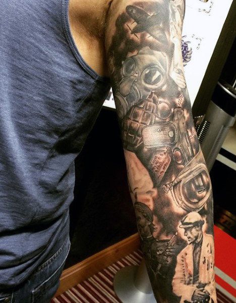 tattoo designs for men forearm military