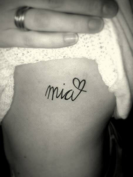 daughter name tattoo ideas
