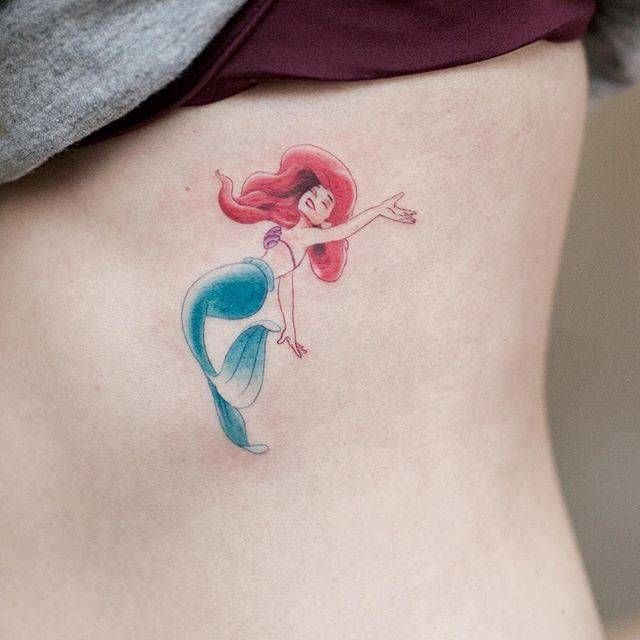 little mermaid tattoo ideas