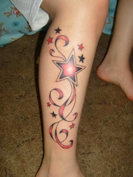 tattoos for girl on leg