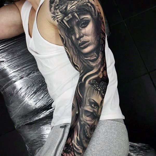 badass sleeve tattoo ideas
