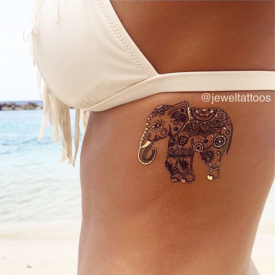 elephant tattoo meaning love