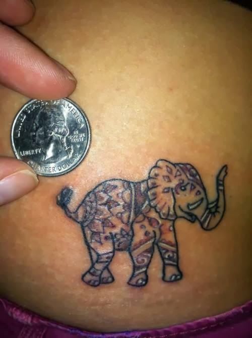 elephant tattoo meaning love